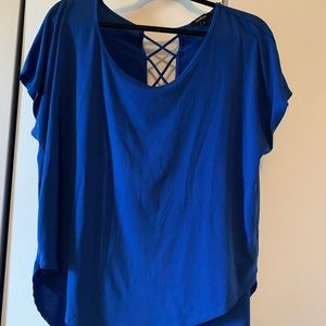 Royal blue shirt 1X